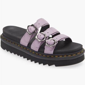 Dr. Martens Purple Slide-On Sandals